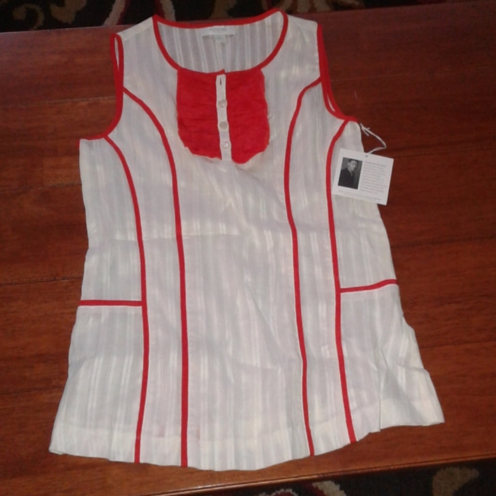 Richard Chai x target tuxedo blouse